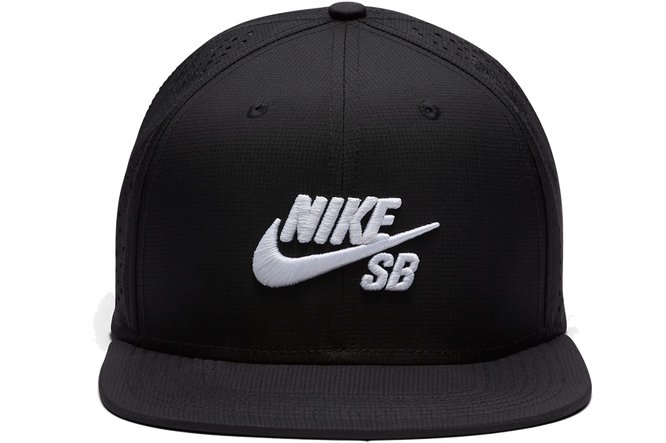 NIKE SB PERFORMANCE TRUCKER HAT Black / White
