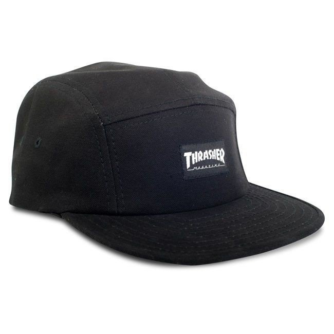 Czapka Thrasher 5 Panel Cap Black