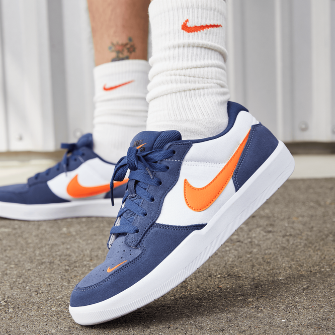 Nike SB Force 58 (Midnight Navy / Safty Orange / White)