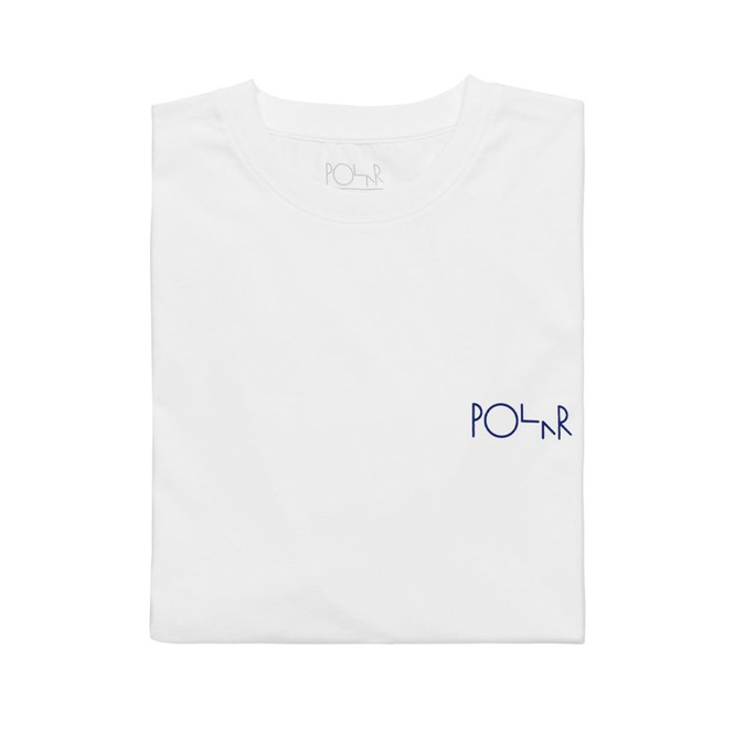 KOSZULKA POLAR SKATE CO. MAN WITH DOG TEE 1 (WHITE)