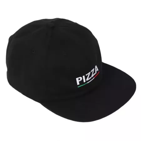 Czapka Pizza Skateboards Tricolour 6 Panel Hat (Black)