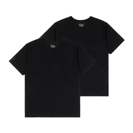 Dime 2 Pack T-Shirts (Black)