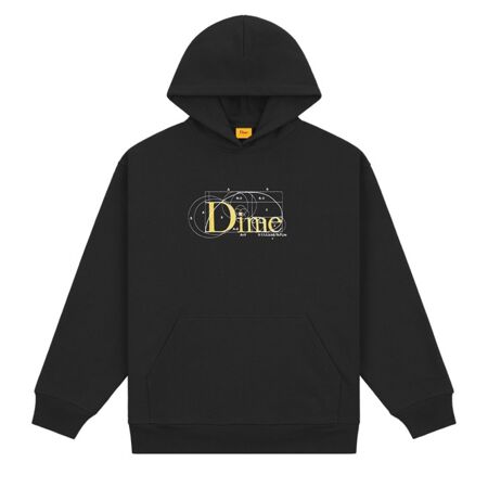 Dime Classic Ratio Hoodie (Black)