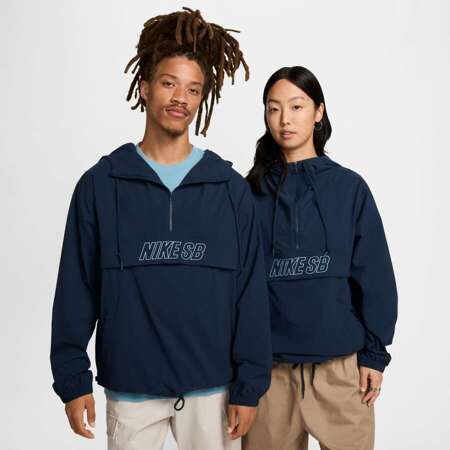 Nike SB Essential Anorak Jacket (Armory Navy / Denim Turq)