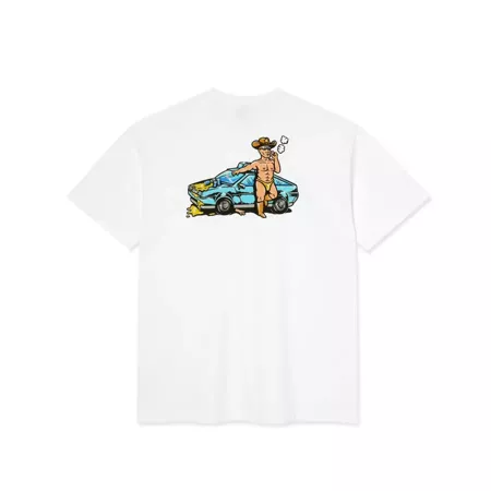 Polar Skate Co. Cowboy Cop Tee (White)