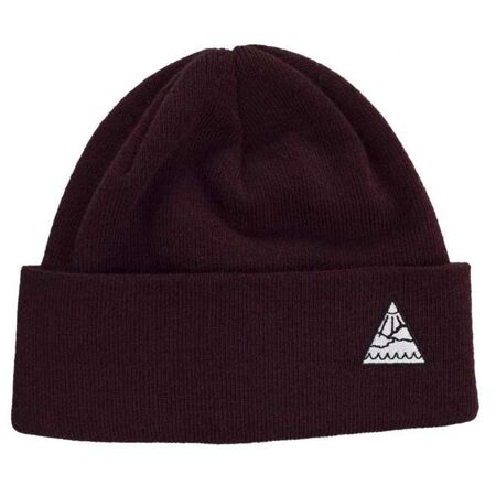 Youth Skateboards Triangle Plain Beanie (Burgundy)