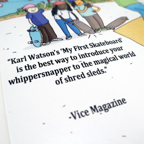 Książka "My first skateboard book" by Karl Watson