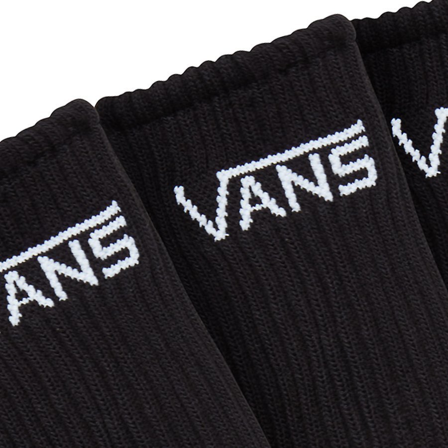 Vans Classic Crew Socks 3-pack (Black)