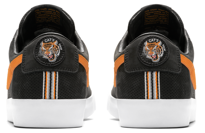 Buty Nike SB X Cat's Paw Saloon Blazer Low QS GT (Black / Vivid Orange)