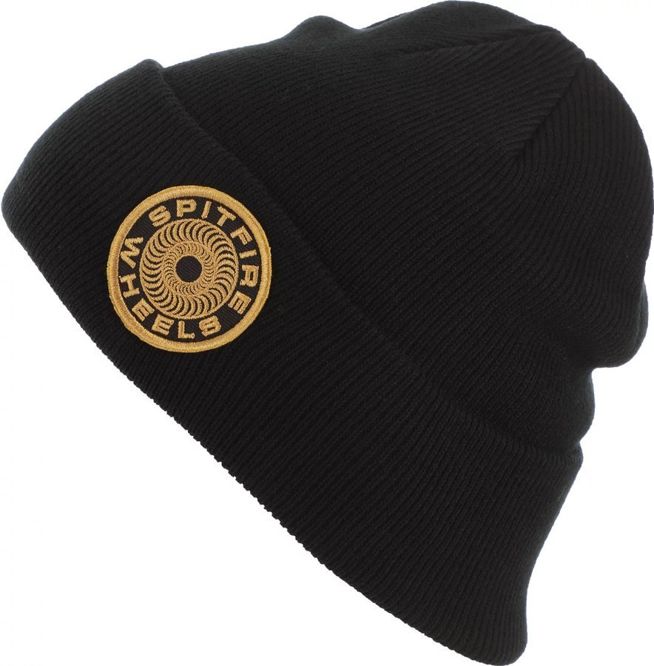 Czapka Spitfire Classic 87' Swirl Beanie (Black / Gold)