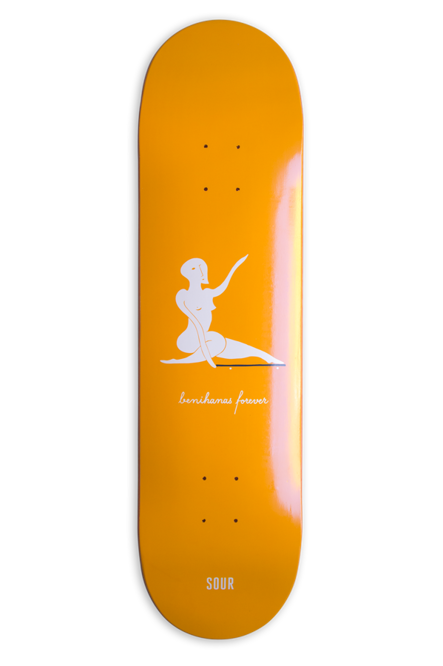 DECK SOUR SKATEBOARDS BENIHANAS FOREVER (YELLOW) 8,5"