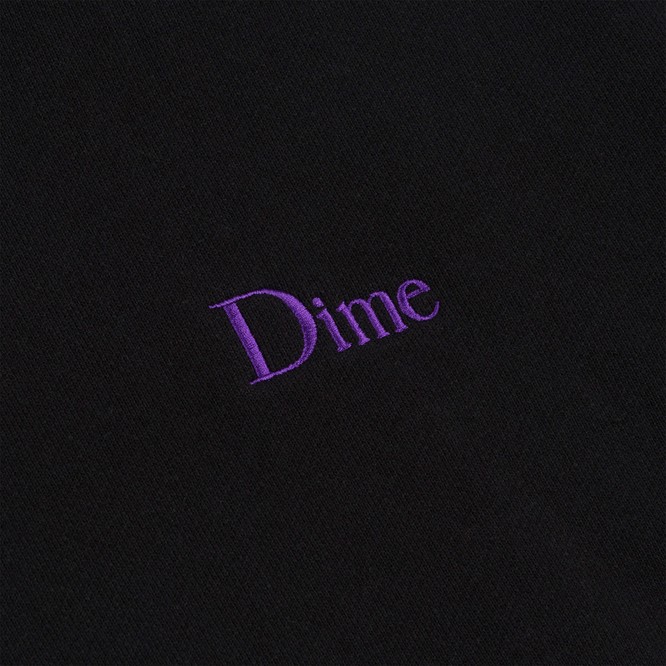 Dime Classic Small Logo Crewneck (Black)