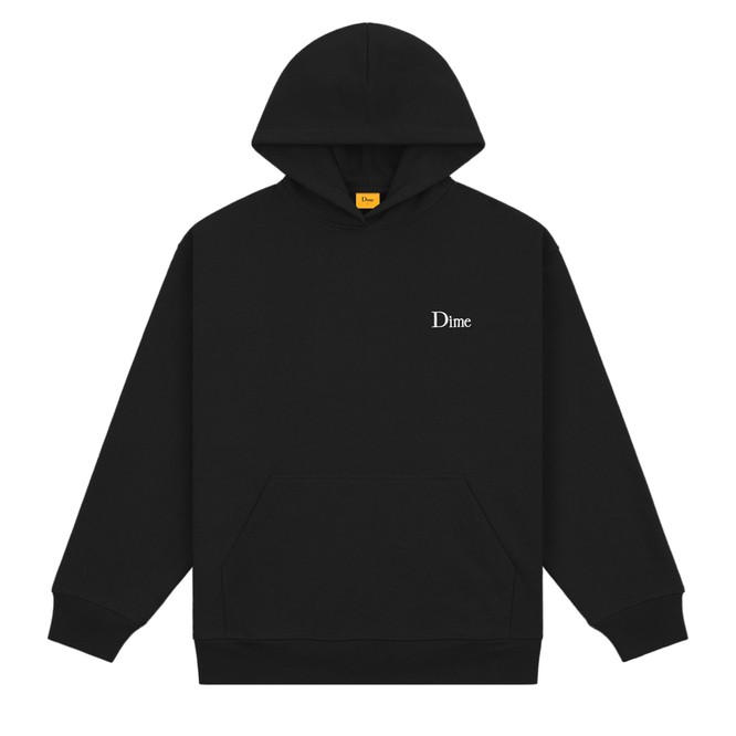 Dime Classic Small Logo Hoodie (Black)