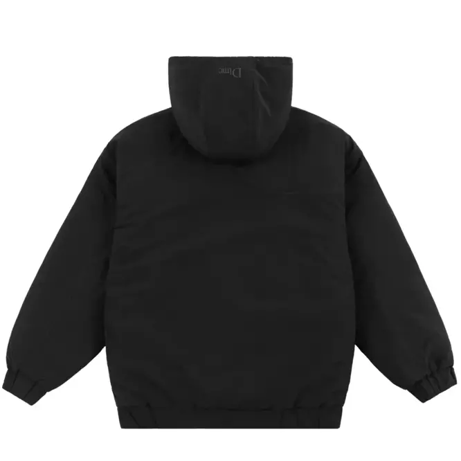 Dime Quilted Hooded Jacket (Black)