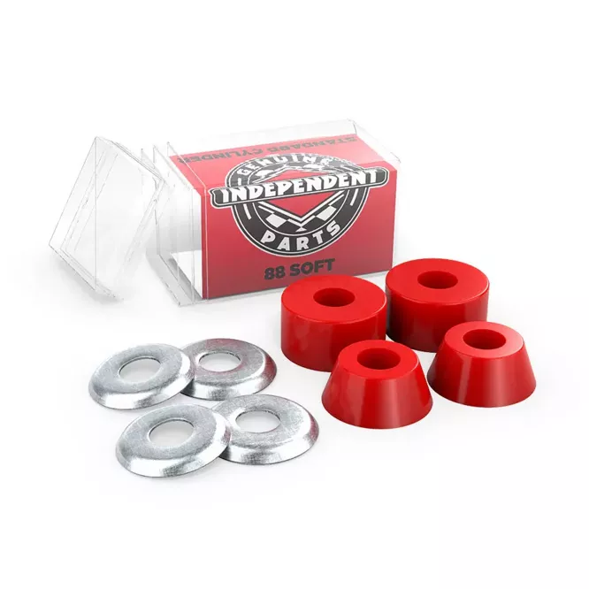 Gumki do trucków Independent Truck Co. (Standard Cylinder) 88a Soft (Red)