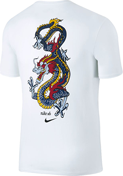 KOSZULKA NIKE SB Dragon T-Shirt (White / Black)