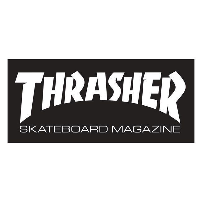 Naklejka Thrasher Skate Mag LARGE (Black)