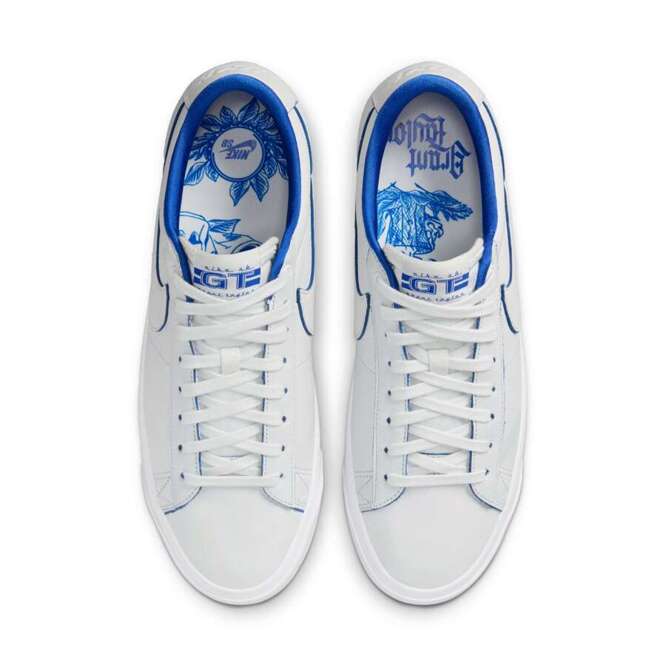 Nike SB Blazer Low Pro GT Premium (Summit White / Game Royal / Summit White)