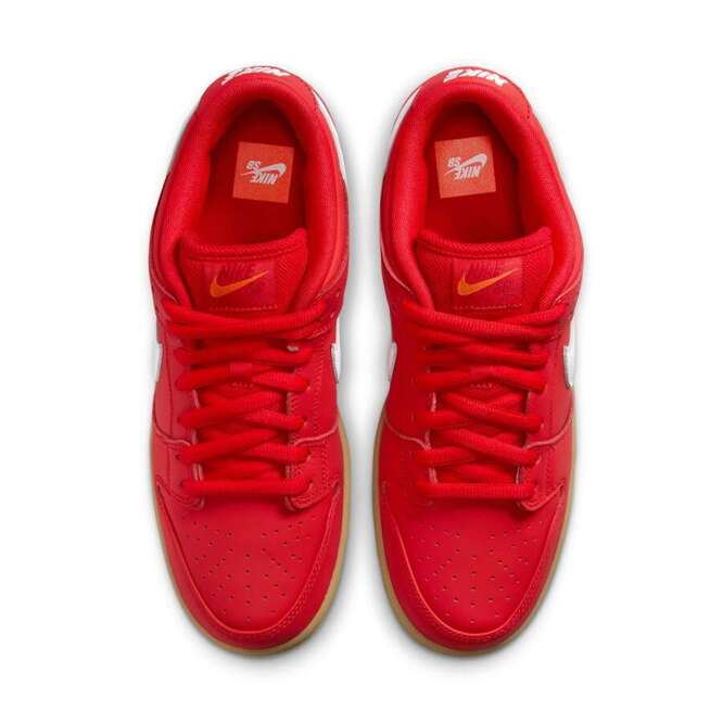 Nike SB Dunk Low Pro ISO (University Red / White / University Red)