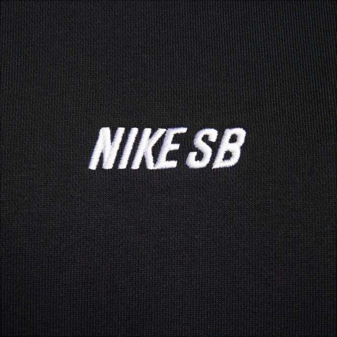 Nike SB Essential Skate Hoodie (Black / White)