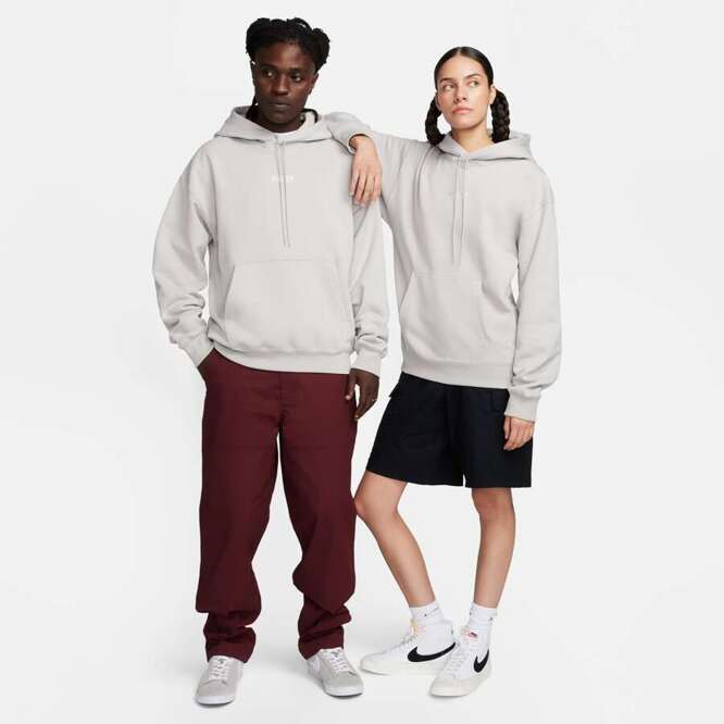 Nike SB Essential Skate Hoodie (Light Iron Ore / Coconut Milk)