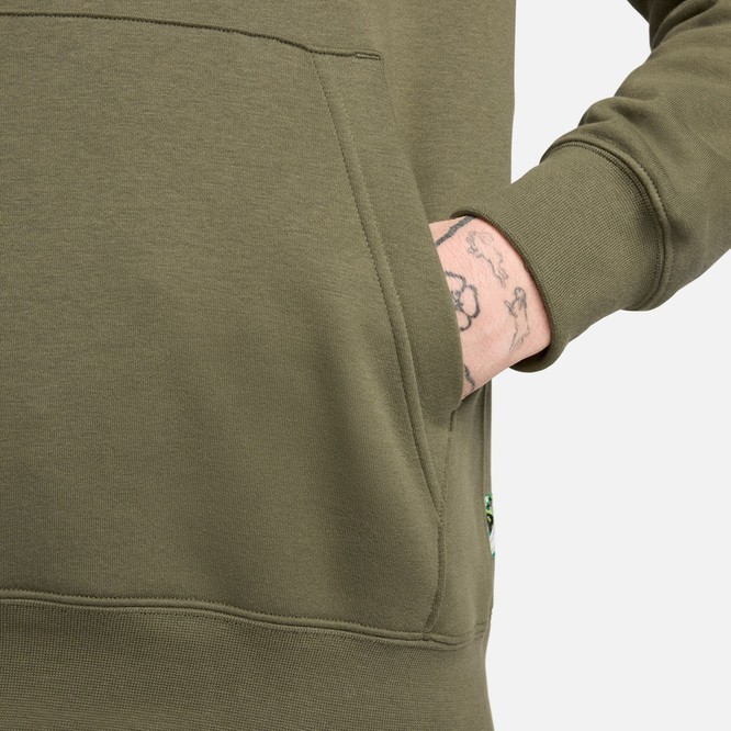 Nike SB Federation Agnostic Skate Hoodie (Medium Olive / White)