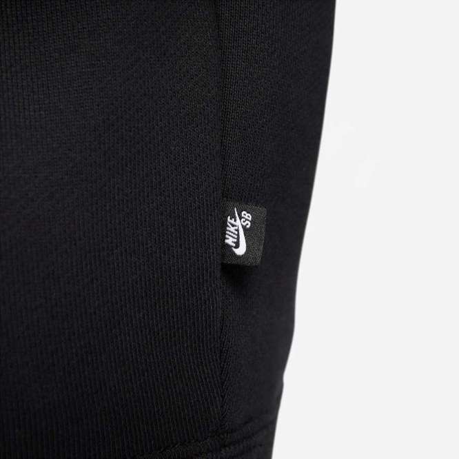 Nike SB Fleece Pullover Skate Hoodie (Black / White)