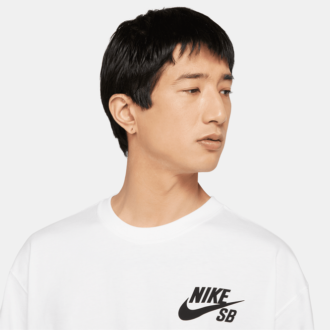 Nike SB Logo Skate Tee (White / Black)