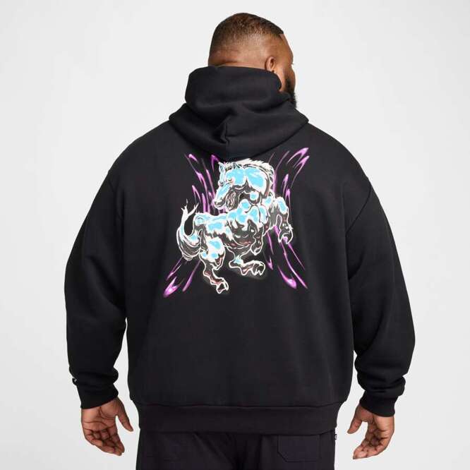 Nike SB Stallion Skate Hoodie (Black / White)