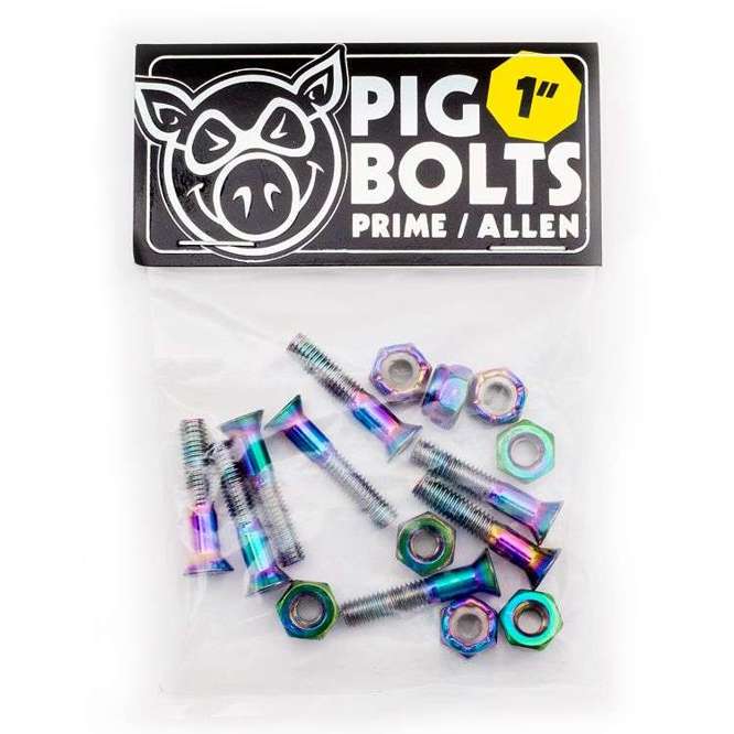 Pig Wheels Prime Bolts (Allen) 1"