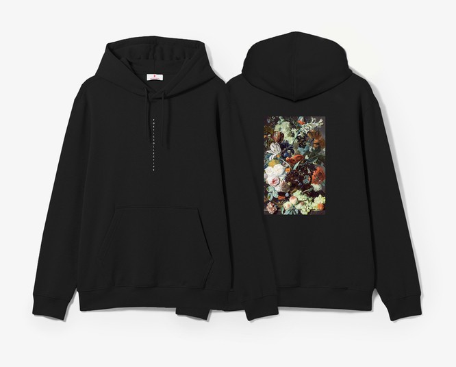 Poetic Collective Flower Hoodie (Black)