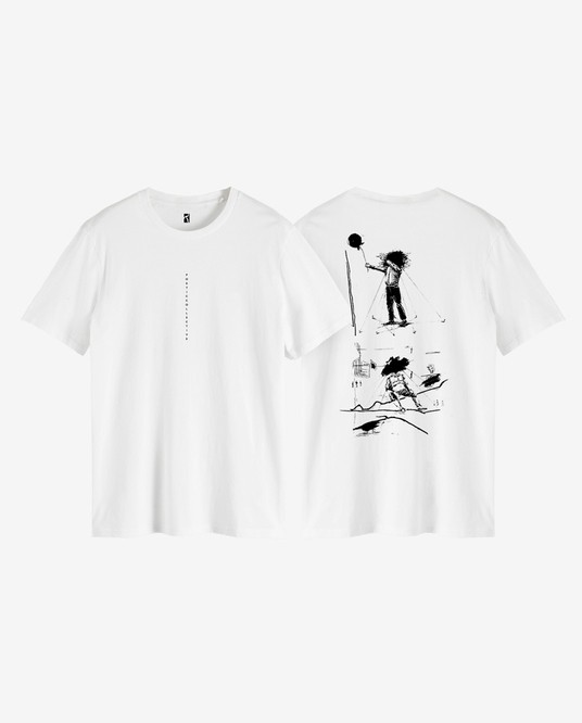 Poetic Collective Sketches T-shirt (White)
