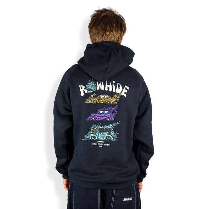 Raw Hide x Swanski Bosozoku Hoodie (Black)