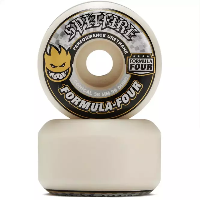 Spitfire Wheels Formula Four Conical (Yellow Print) 99DU