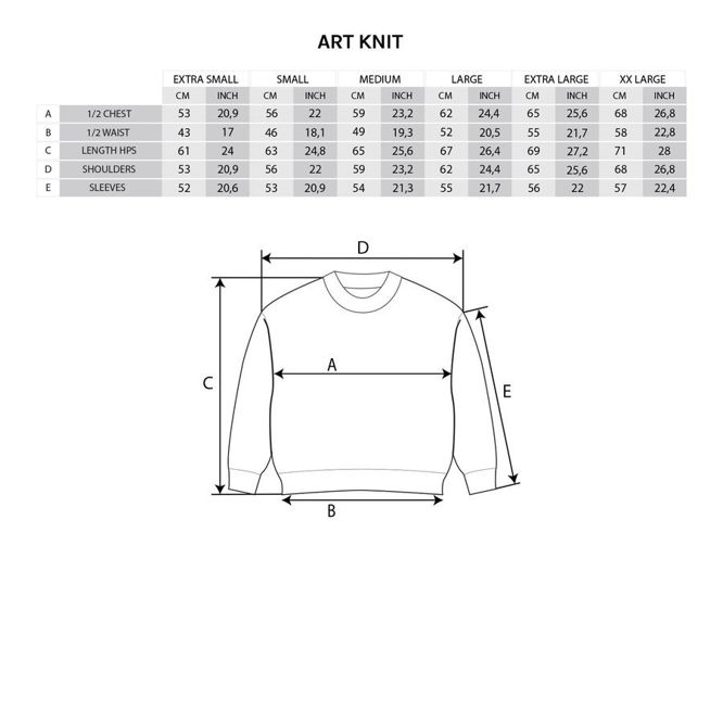 Sweter Polar Skate Co. Art Knit Sweater (Alv Black)
