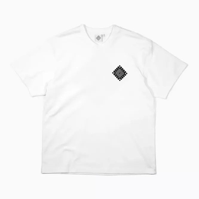 The National Skateboard Co. Halftone Logo Tee (White)