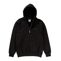 BLUZA Z KAPTUREM POLAR SKATE CO. HALF ZIP HOOD (BLACK)