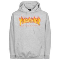 Bluza Thrasher Flame Logo Hood (Grey)