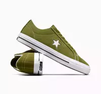 CONS One Star Pro Classic Suede (Trolled Green / White / Black)