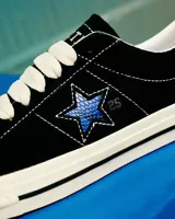 Converse CONS x Quartersnacks One Star Pro (Black / Egret / Hyper Blue)