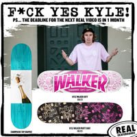 DECK REAL KYLE WALKER PARTY GOAT SOTY 2016 8,25" x 32"