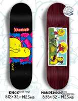 Deska Krooked Skateboarding Knox Greetings 8.12" x 32"