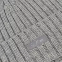 Dime Cashmere Fold Beanie (Light Gray)