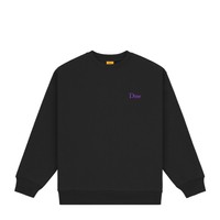 Dime Classic Small Logo Crewneck (Black)