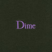 Dime Classic Small Logo Crewneck (Forest Green)