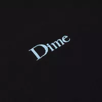 Dime Classic Small Logo Hoodie (Black)