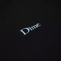 Dime Classic Small Logo T-Shirt (Black)