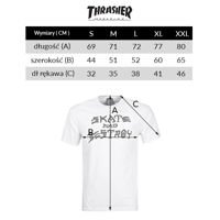 Koszulka Thrasher Skate and Destroy (White / Black)