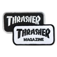 Naszywka Thrasher Logo (White / Black)