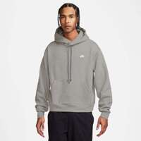 Nike SB Essential Skate Logo Hoodie (Dark Grey Heather / White)